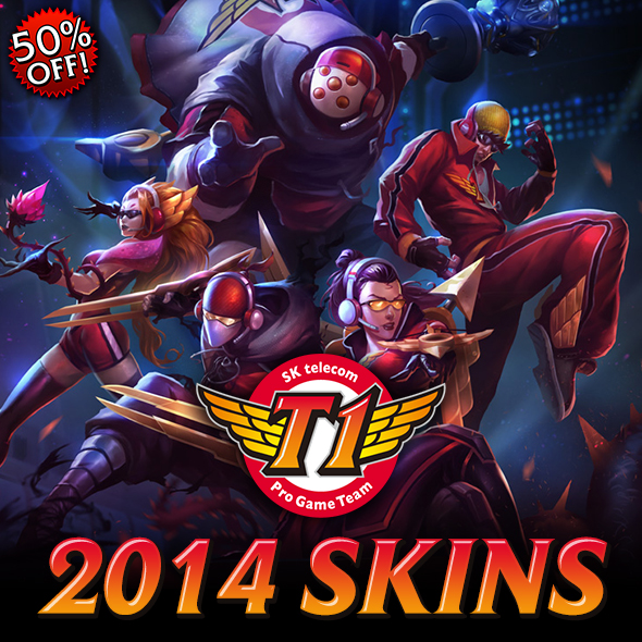 Rise Up! SKT T1 Skins Now Available!